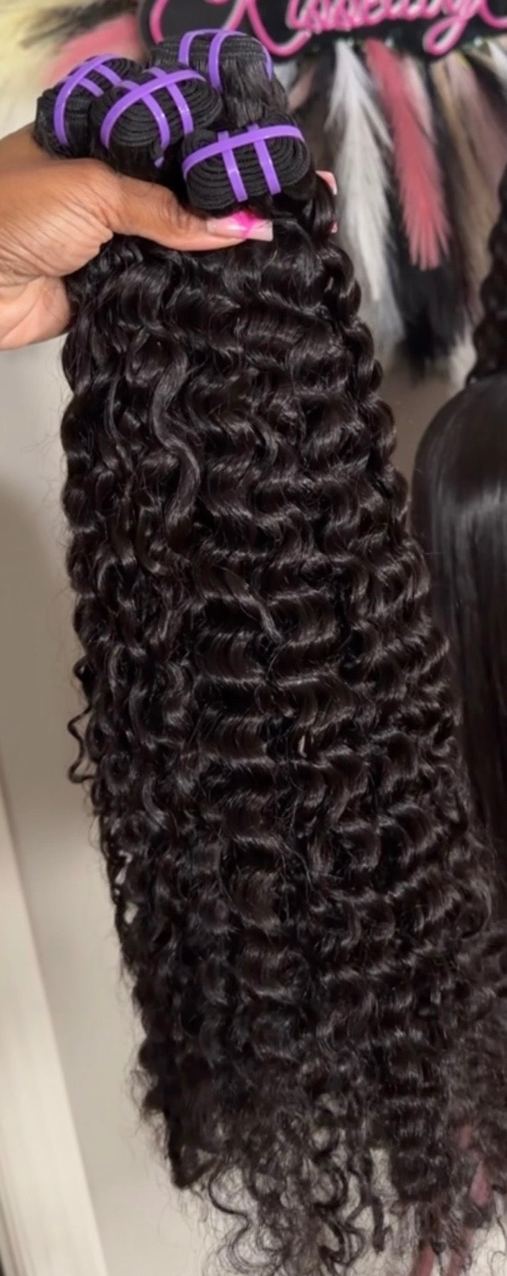 Burmese curly bundles